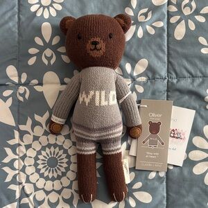 Cuddle + Kind Oliver the Bear, Little 13” Hand Knit Doll